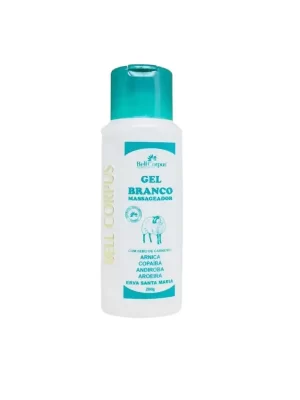929758a85eec03fa168ba2e9c8b5bbe7 GEL MASSAGEADOR BRANCO 200G