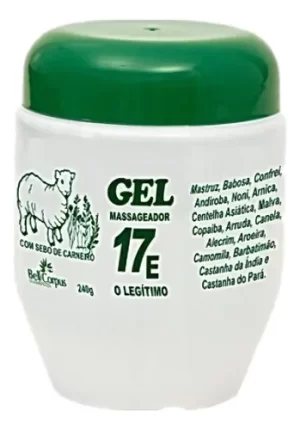 GEL MASSAGEADOR 17E O LEGÍTIMO POTE