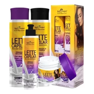 KIT CAPILAR LEITE CAPILAR 4 ITENS