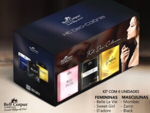 KIT DEO-COLÔNIA FEMININO 6 UNI