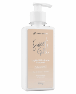 LOÇÃO HIDRATANTE DESODORANTE SWEET GIRL 250 G SWISS BEAUTY