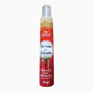 PERFUME DE CALCINHA MORANGO COM CHAMPAGNE